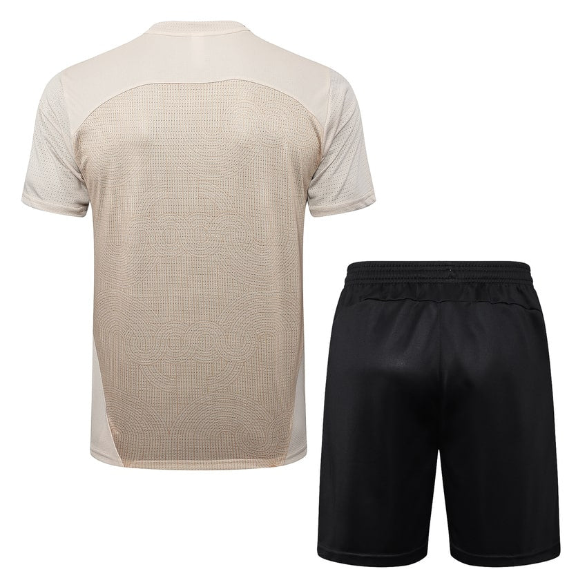 Ensemble Maillot Short Milan AC Homme 2024 2025 Beige