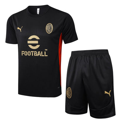 Ensemble Maillot Short Milan AC Homme 2024 2025 Noir