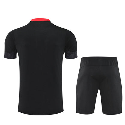Ensemble Maillot Short Milan AC Homme/Enfant 2025 2026 Noir