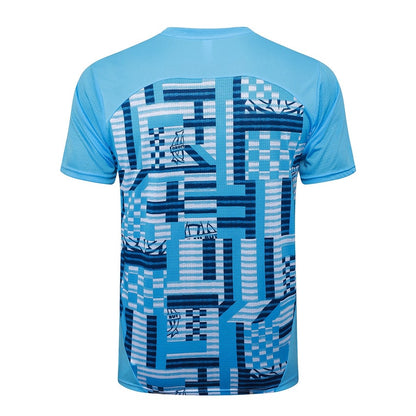 Ensemble Maillot Short Marseille OM Homme 2025 2026 Bleu Ciel