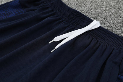 Ensemble Maillot Short Marseille OM Homme/Enfant 2025 2026 Bleu