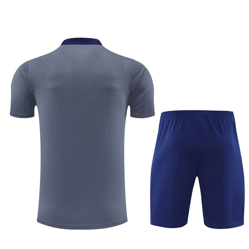 Ensemble Maillot Short PSG Homme/Enfant 2025 2026 Gris