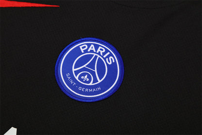 Ensemble Maillot Short PSG Homme/Enfant 2025 2026 Noir