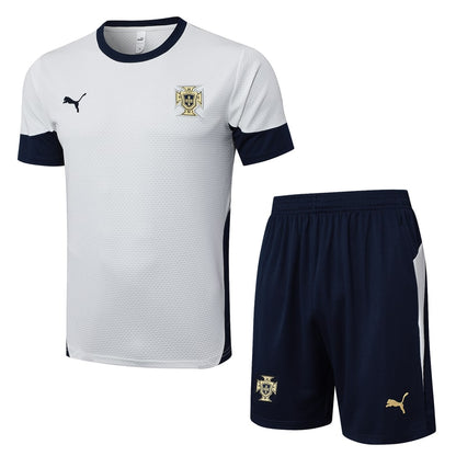 Ensemble Maillot Short Portugal Homme 2024 2025 Blanc