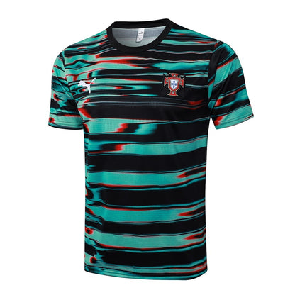 Ensemble Maillot Short Portugal Homme 2024 2025 Vert Noir