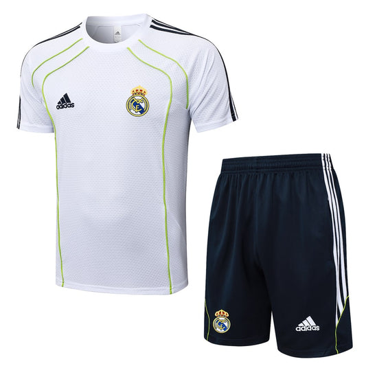 Ensemble Maillot Short Real Madrid Homme 2025 2026 Blanc