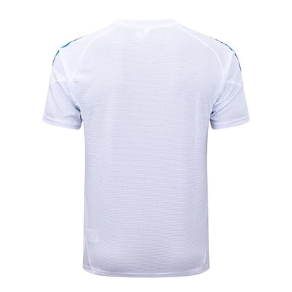 Ensemble Maillot Short Real Madrid Homme 2025 2026 Blanc Bleu