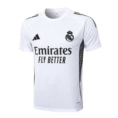 Ensemble Maillot Short Real Madrid Homme 2025 2026 Blanc Clair
