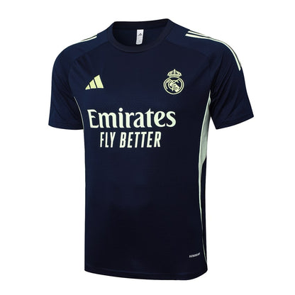 Ensemble Maillot Short Real Madrid Homme/Enfant 2025 2026 Bleu Sombre