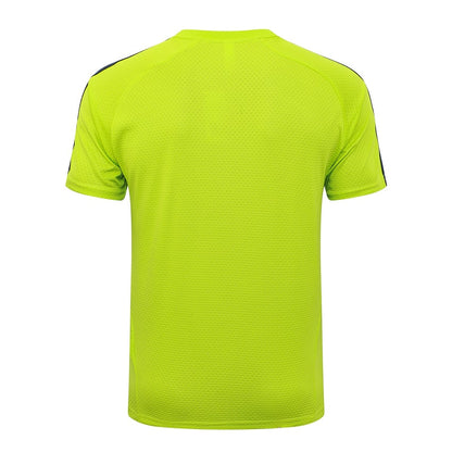 Ensemble Maillot Short Real Madrid Homme/Enfant 2025 2026 Jaune Foncé