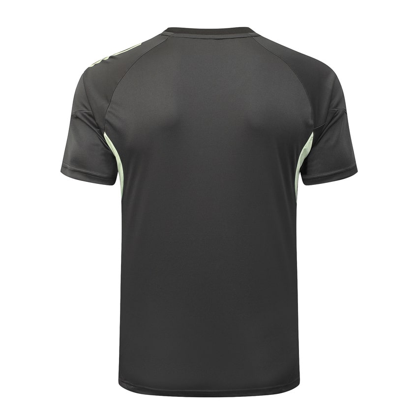 Ensemble Maillot Short Real Madrid Homme/Enfant 2025 2026 Noir Jaune