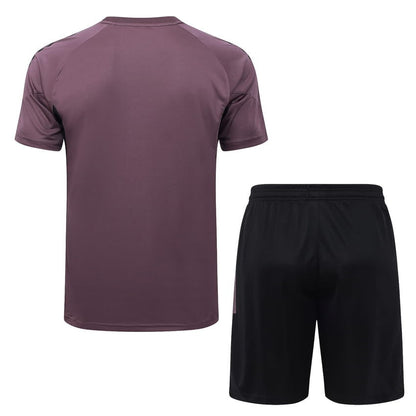 Ensemble Maillot Short Real Madrid Homme/Enfant 2025 2026 Rose