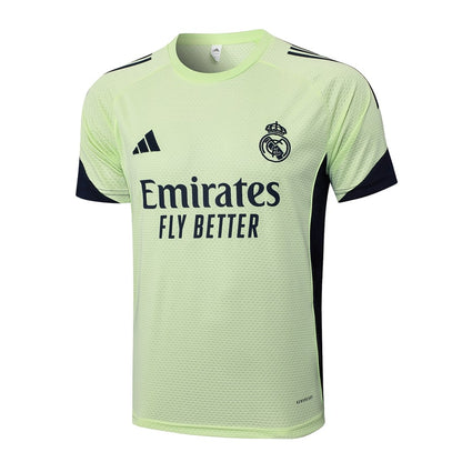 Ensemble Maillot Short Real Madrid Homme/Enfant 2025 2026 Vert Clair
