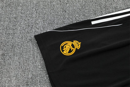 Ensemble Maillot Short Real Madrid Marvel Homme/Enfant 2025 2026 Jaune Blanc