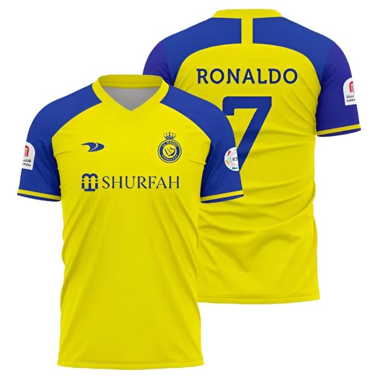 Maillot Ronaldo Al Nassr Kit Enfant Domicile 2023