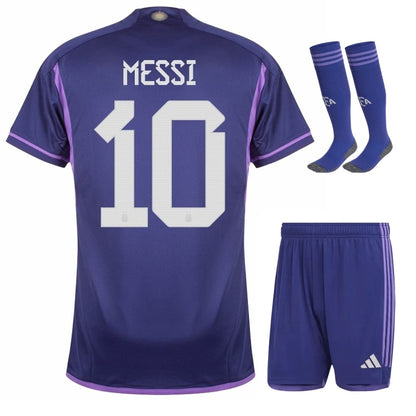 Maillot Argentine 3 étoiles Enfant Exterieur 2023