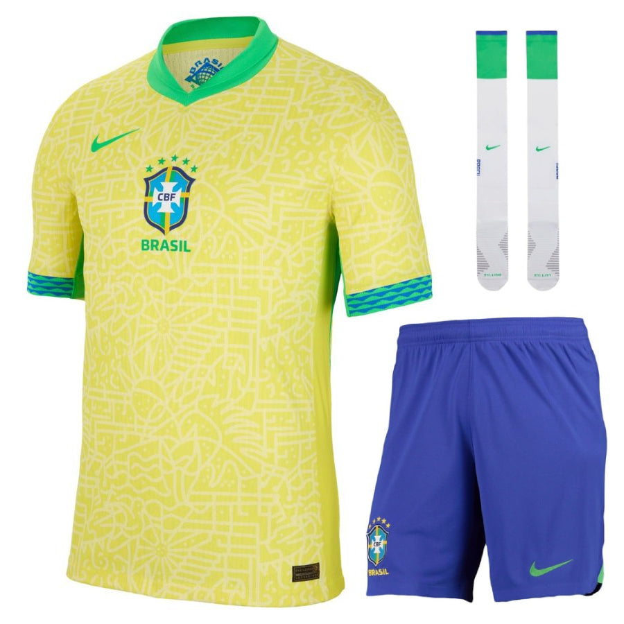 Maillot Brésil Kit Enfant Domicile 2024 2025