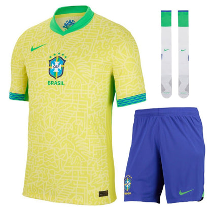 Maillot Brésil Kit Enfant Domicile 2024 2025