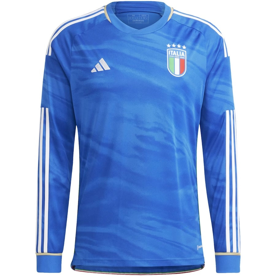 Maillot Italie Manches Longues Homme Domicile 2024