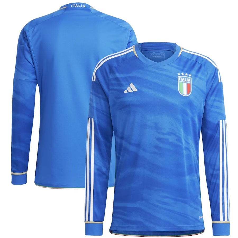 Maillot Italie Manches Longues Homme Domicile 2024