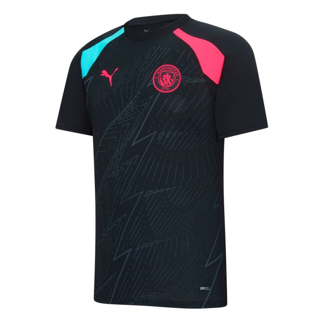 Maillot Training Manchester City Homme/Enfant 2024 Noir