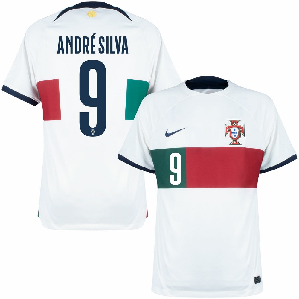 Maillot Portugal Enfant Extérieur Blanc 2023