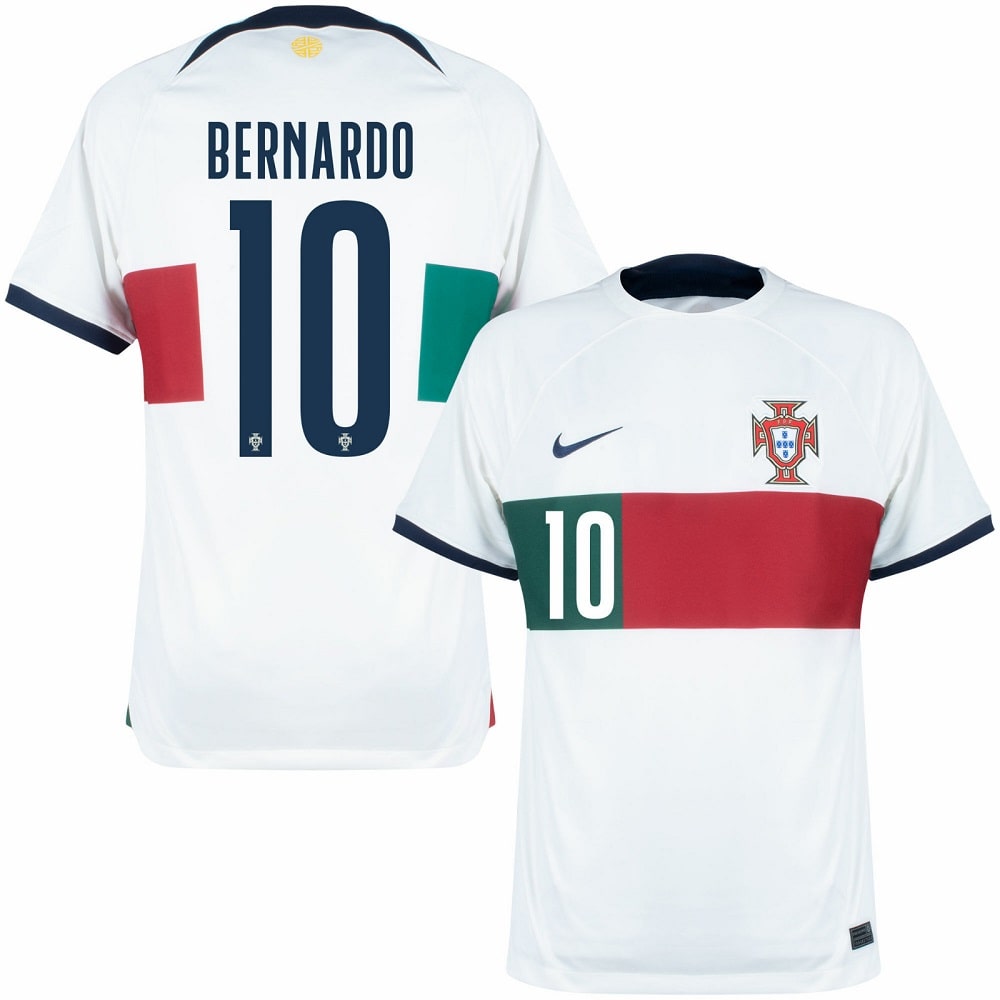 Maillot Portugal Enfant Extérieur Blanc 2023