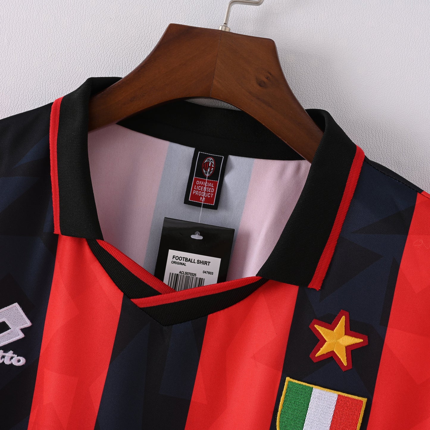 Maillot AC Milan Retro Vintage 1993-1994 Domicile Homme