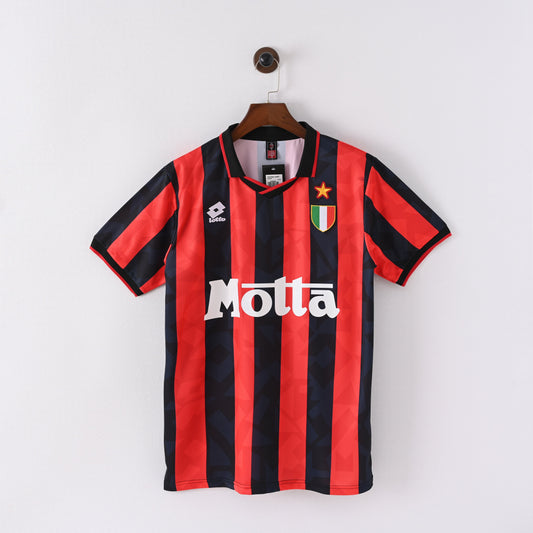 Maillot AC Milan Retro Vintage 1993-1994 Domicile Homme