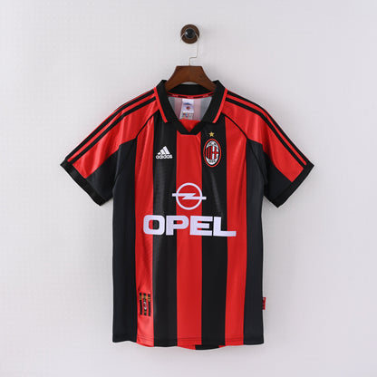 Maillot AC Milan Retro Vintage 1998-1999 Domicile Homme