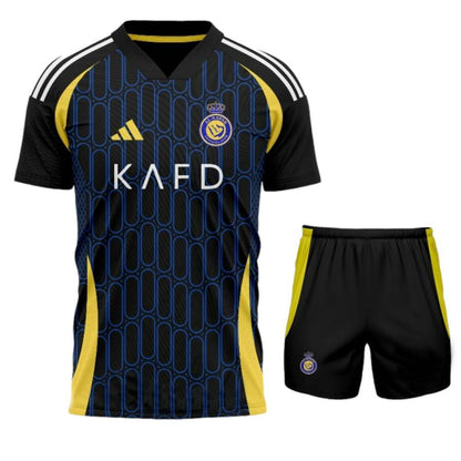 Maillot Al Nassr Kit Enfant Exterieur 2024-2025 Noir