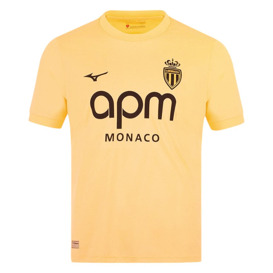 Maillot AS Monaco Third Homme 2025 2026 Jaune