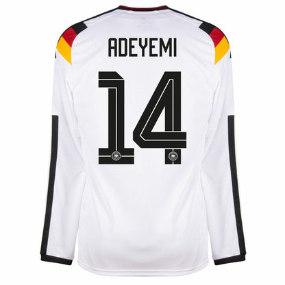 Maillot Adeyemi Allemagne Manches Longues Homme Domicile 2026 2027