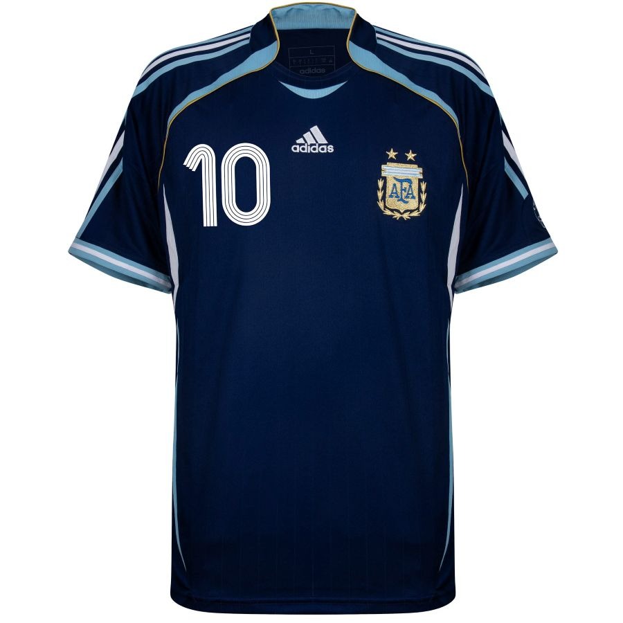 Maillot Argentine Riquelme Adidas Exterieur Homme 2006
