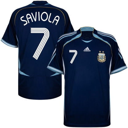 Maillot Argentine Saviola Adidas Exterieur Homme 2006