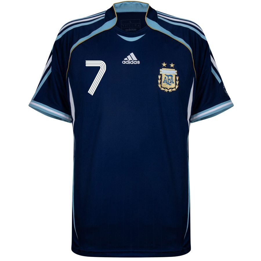 Maillot Argentine Saviola Adidas Exterieur Homme 2006