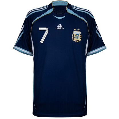Maillot Argentine Saviola Adidas Exterieur Homme 2006