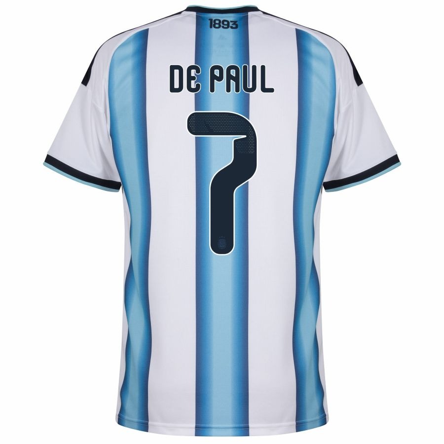 Maillot Argentine De Paul 3 étoiles Enfant Domicile 2026 2027