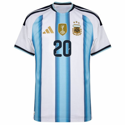 Maillot Argentine Mac Allister 3 étoiles Domicile Homme 2026 2027