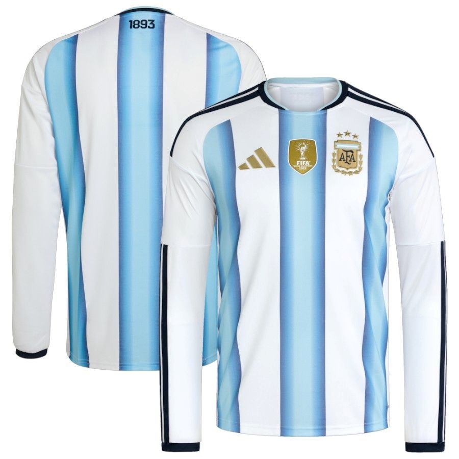 Maillot Argentine Homme Domicile Manches Longues 2026 2027