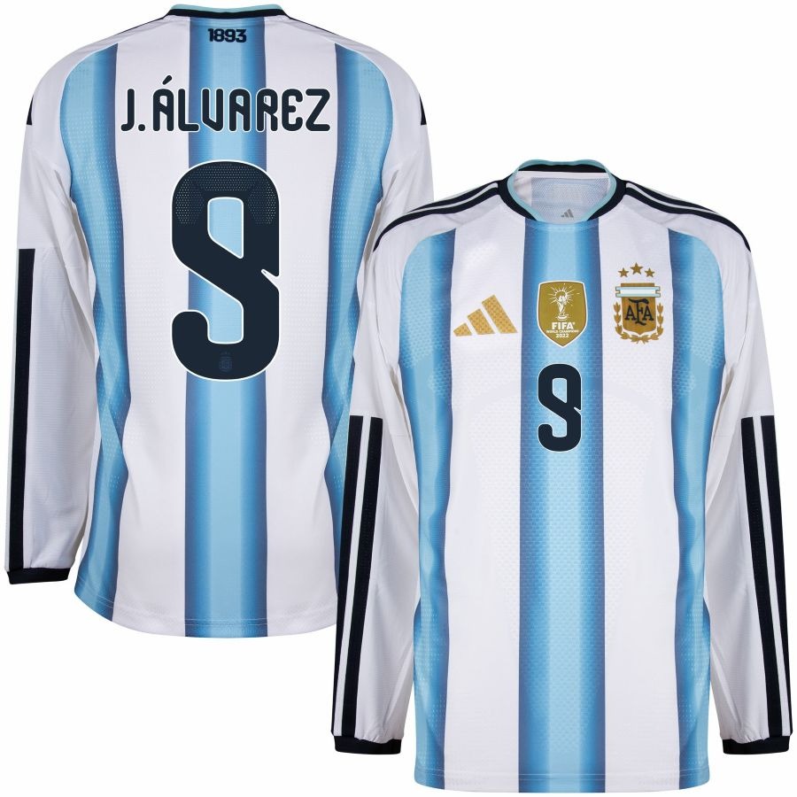 Maillot Argentine Homme Domicile Manches Longues 2026 2027