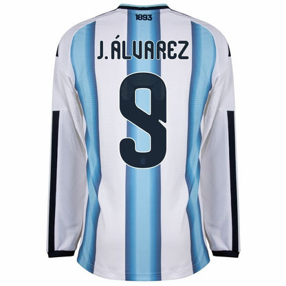 Maillot Argentine Homme Domicile Manches Longues 2026 2027