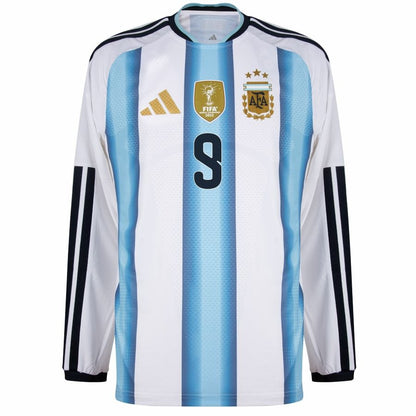 Maillot Argentine Homme Domicile Manches Longues 2026 2027