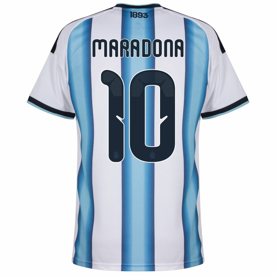 Maillot Argentine Maradona 3 étoiles Domicile Homme 2026 2027