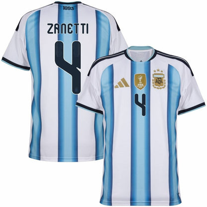 Maillot Argentine 3 étoiles Domicile Homme 2026 2027