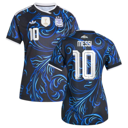 Maillot Argentine Messi 3 étoiles Exterieur Femme 2026 2027