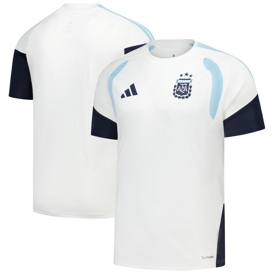 Maillot Training Argentine 2026 Homme/Enfant Adidas Blanc