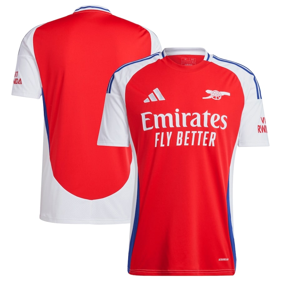 Maillot Arsenal Domicile Homme 2024 2025 Rouge