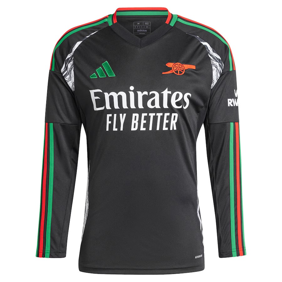 Maillot Arsenal Manches Longues Exterieur Homme 2024 2025