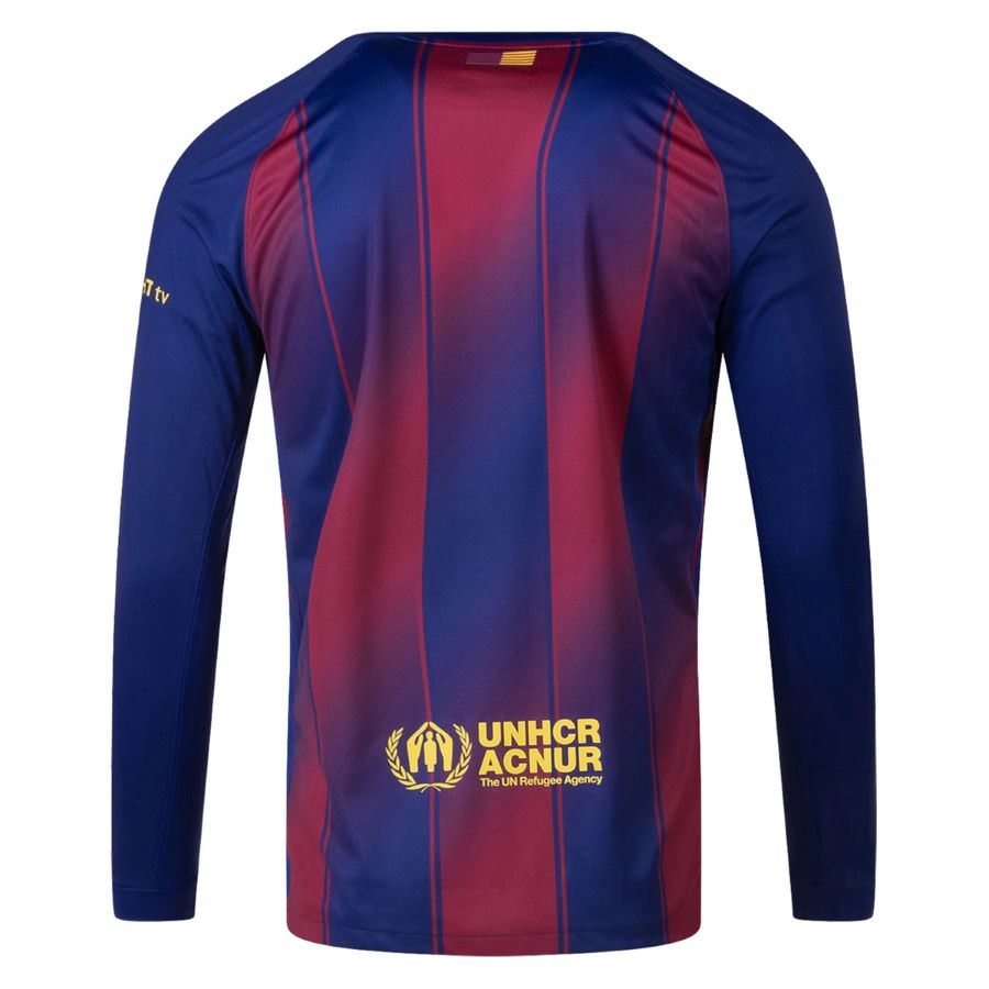 Maillot Barcelone Manches Longues Domicile Homme 2025 2026